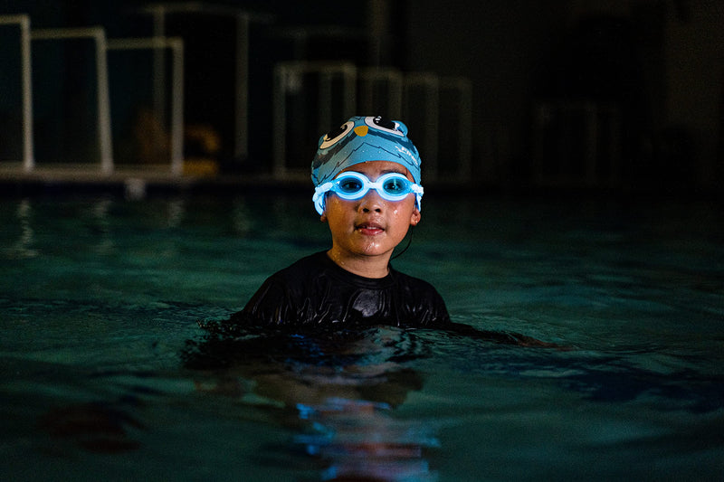 FINIS FlowGlows Kids Swim Goggles Blue - NewNest Australia
