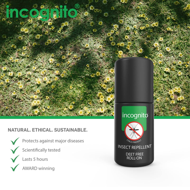 incognito anti mosquito bite pen 50 ml | Maximum effect, vegan, without DEET | Effectively protects against mosquitoes and other biting insects Anti-insect roll-on for adults and children - NewNest Australia