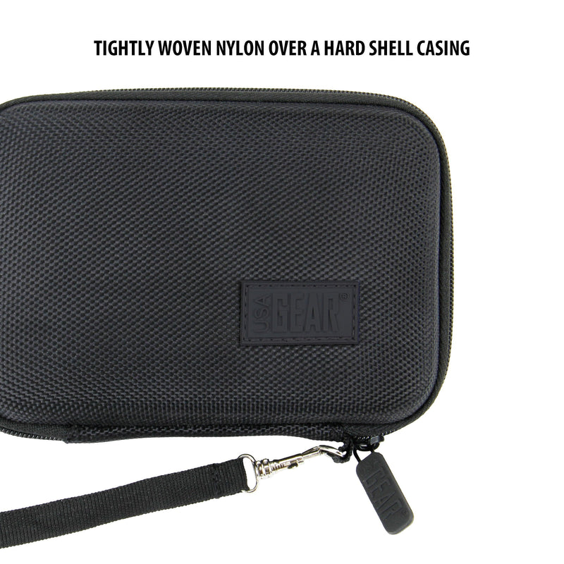 USA GEAR Thermal Imager Case - Hard Thermal Imager Carrying Case - Compatible with FLIR C5, FLIR C3, FLIR C2, Seek Reveal, Seek XR, Seek PRO, Seek Fastframe XR, and More Thermal Imagers - Black - NewNest Australia