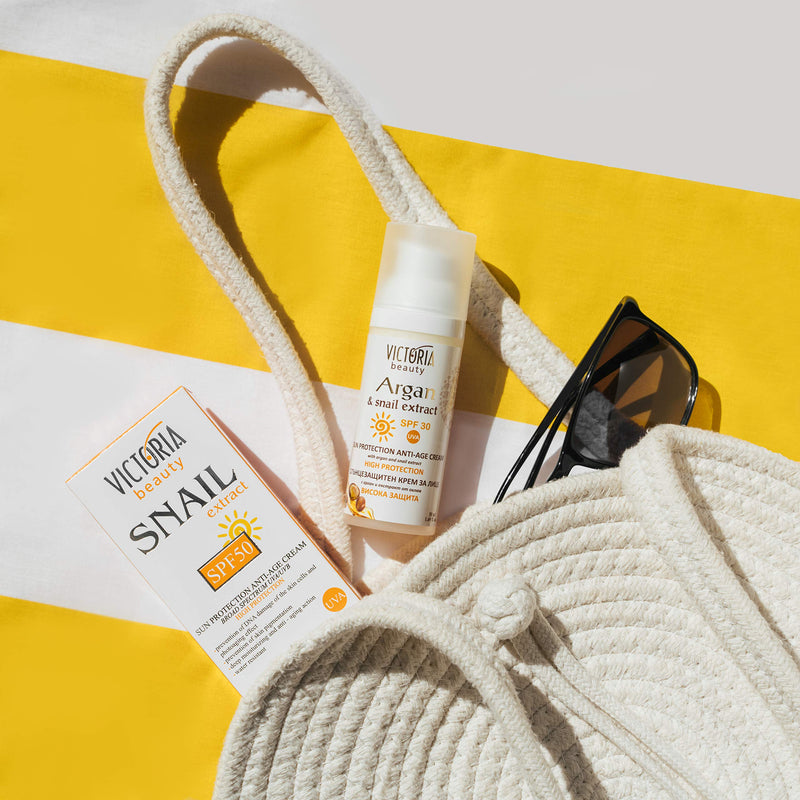 Snail Extract Sun Protection SPF50 Cream - Natural Ingredients - Regenerates, Restores and Protects the Skin from Both UVA and UVB Rays - NewNest Australia