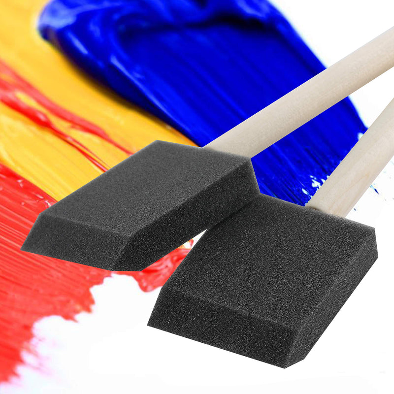 Bates- Foam Paint Brushes, 16pcs, 2 Inch, Sponge Brushes, Sponge Paint Brush, Foam Brushes, Foam Brushes for Painting, Foam Brushes for Staining, Paint Sponges, Foam Sponge Brush - NewNest Australia