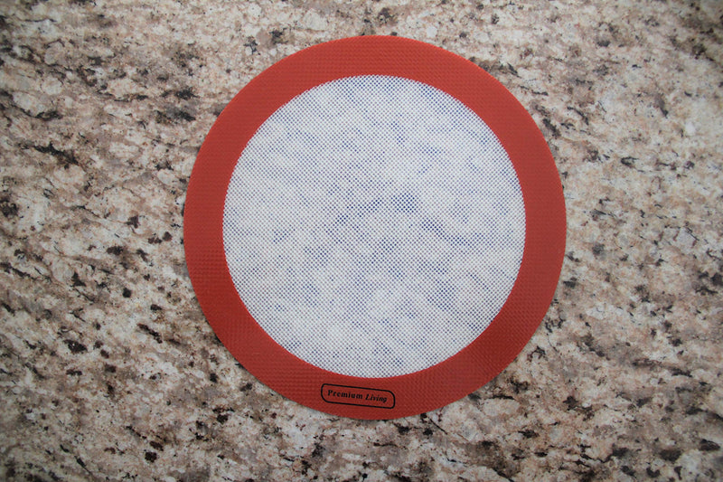 NewNest Australia - Round Silicone Baking mat for Cakes, Pastry, pies, 0.75 MM Thick, Reusable Baking Liner, Non-Stick, Easy Clean, Professional Grade (1, 8" Round) 1 