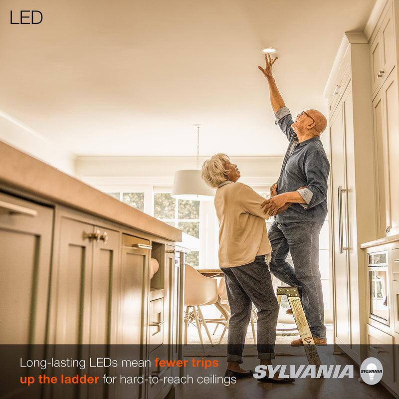 SYLVANIA LED Bulb RT 5"/6" Recessed Downlight Kit, 65W Equivalent, Efficient 9W, Dimmable, 625 Lumens, Warm White, 2700K, Contractor Series - 1 Pack (74405) Soft White 1 Count (Pack of 1) - NewNest Australia
