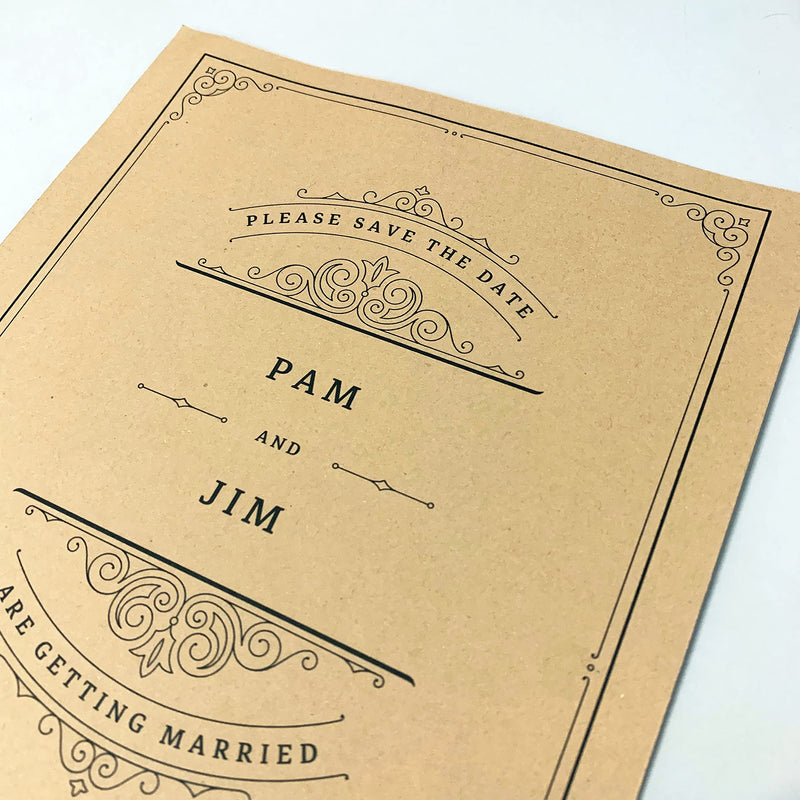 50 Sheets, Brown Kraft Cardstock, 200 GSM (75 lb. Cover), 8.5 x 11 inches 75 lb Cover (200 GSM) - NewNest Australia