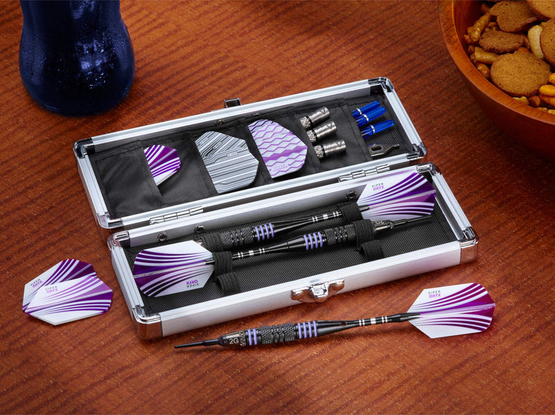 Casemaster Accolade Aluminum Dart Case Holds 3 Steel Tip and Soft Tip Darts, Slim Profile Fits into Your Pocket While Keeping Your Darts Pristine - NewNest Australia
