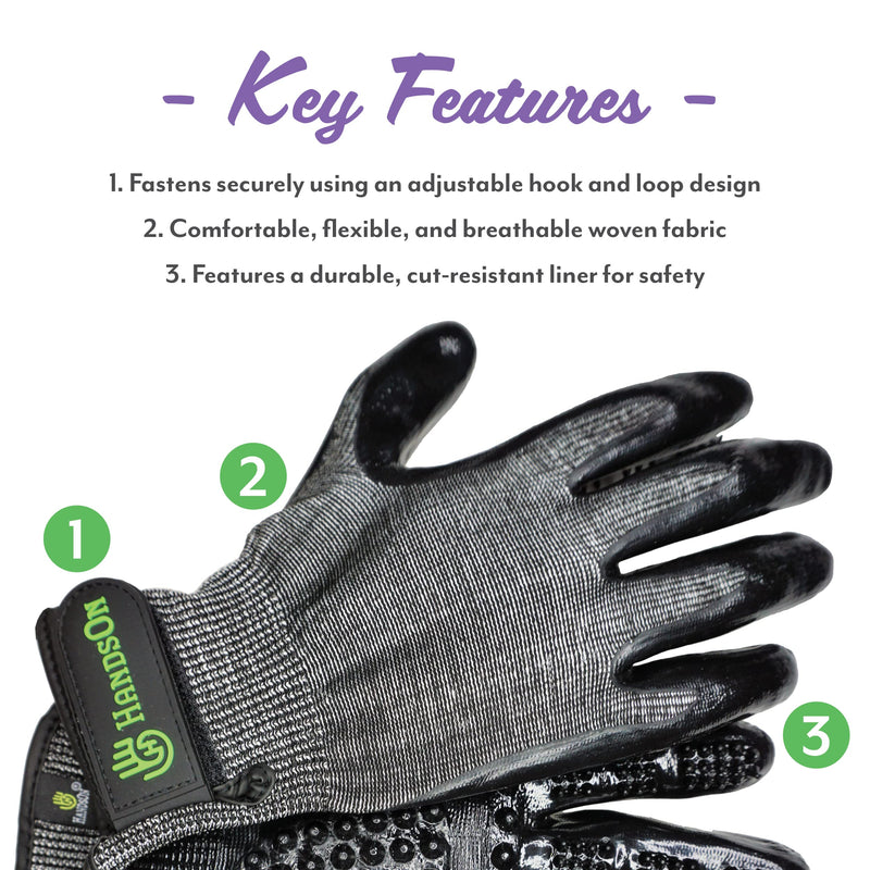 Handson Gardening Gloves - Cut Resistant Digging Claw Hand Protection Tool for Gardeners & Landscapers (Medium, Pack of 1 Pair) Medium - NewNest Australia