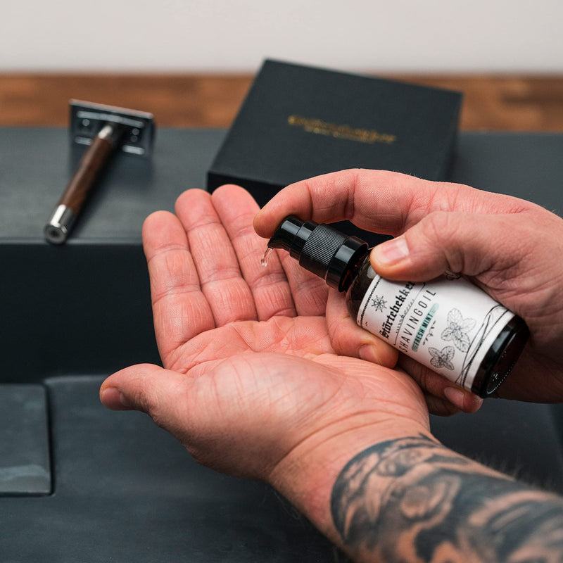 Störtebekker® Premium shaving oil for shaving preparation - shaving the contours - 50ml shaving oil - shaving oil for men with a pleasant scent - after shave for men - high-quality ingredients - Made in Germany - NewNest Australia