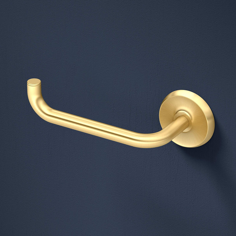 Gatco Designer II Euro Toilet Paper Holder, Brushed Brass - NewNest Australia