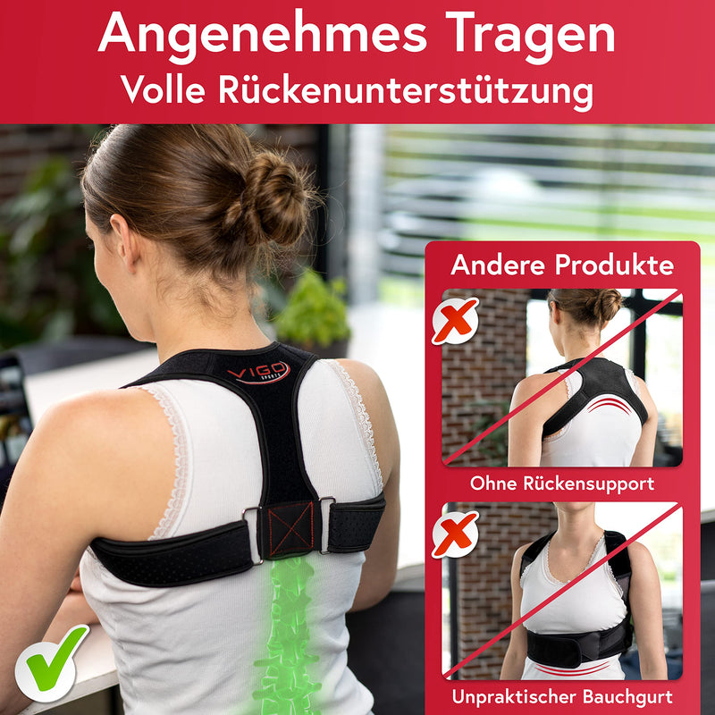 Vigo Sports *New* I Back Straightener For Efficient Posture Correction I Adjustable Back Support For Men And Women I Premium Shoulder Strap For Confident Appearance (Sm) - NewNest Australia