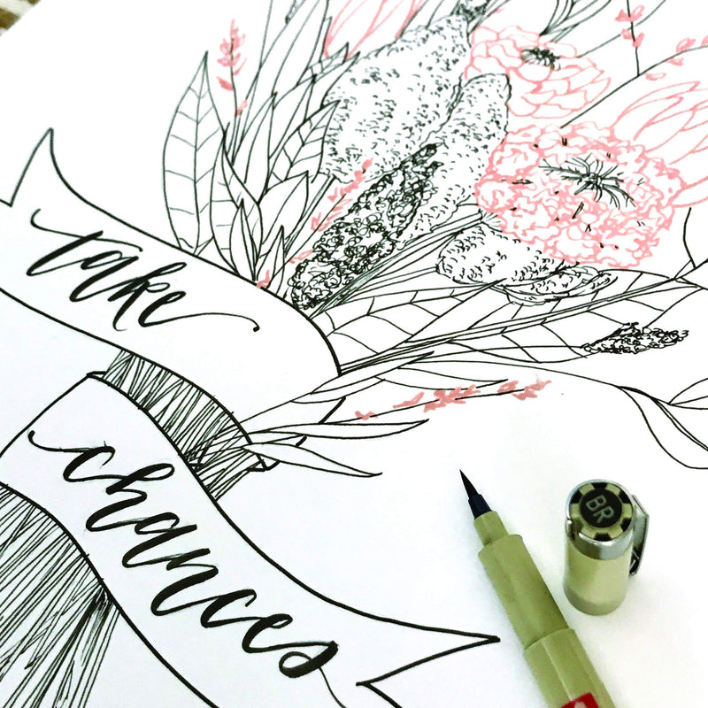 Sakura Archival Brush Pens, 6 Set, Colors May Vary 6 Color Set - NewNest Australia
