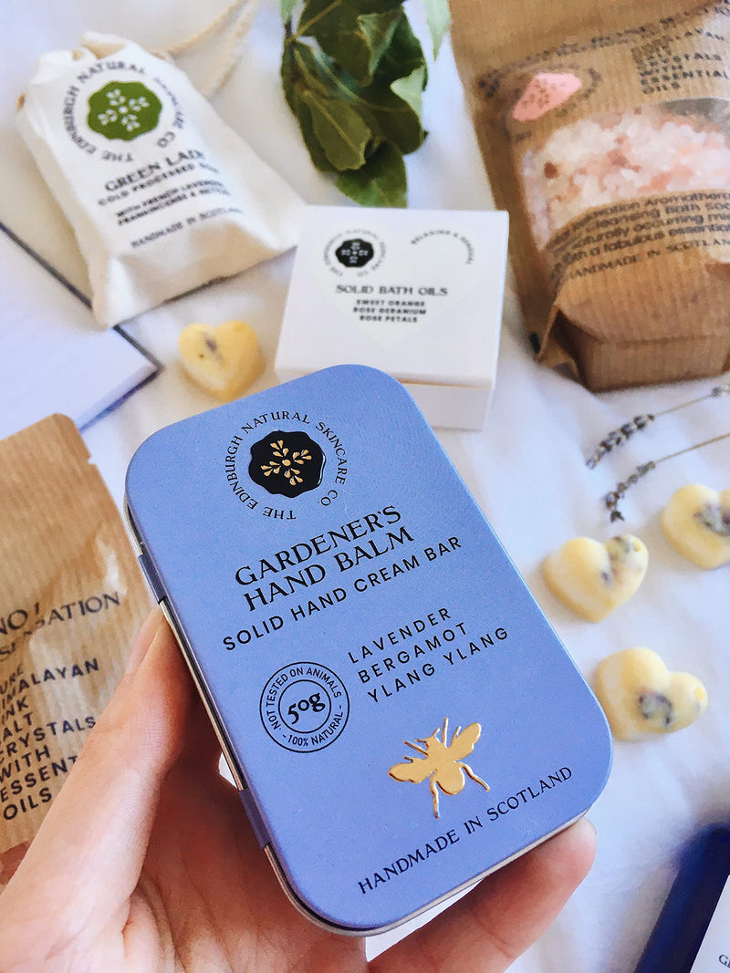 Edinburgh Skin Care Company, Gardener's Scent, Solid Luxury Hand Cream Bar | Cruelty Free | Natural | For Sensitive & Extra Dry Hands | Hand Moisturiser | For Him & Her - NewNest Australia