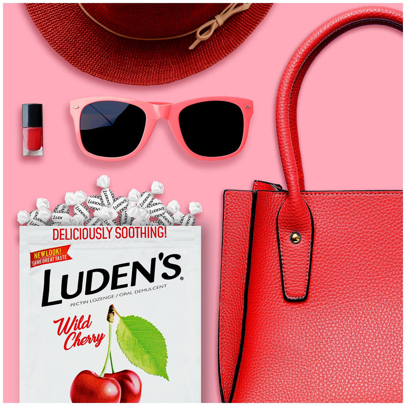 Ludens Deliciously Soothing Throat Drops, Wild Cherry Flavor, 90 Count - NewNest Australia
