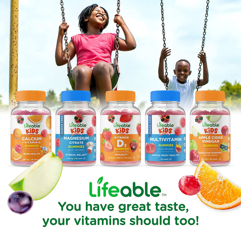 Lifeable Iron for Kids – with Vitamin C – 10mg – Great Tasting Natural Flavor Gummy Supplement – Gluten Free Vegetarian GMO-Free Chewable – for Anemic and Iron Deficient – for Children – 90 Gummies - NewNest Australia