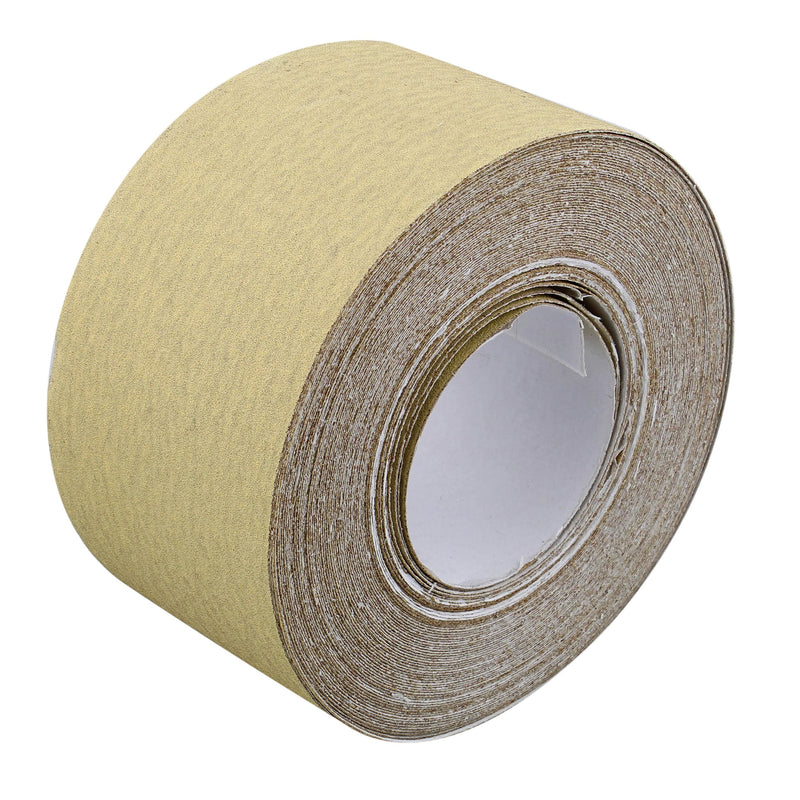 ABN Adhesive Sticky Back 220-Grit Sandpaper Roll 2-3/4in x 20 Yards Aluminum Oxide Golden Yellow Longboard Dura PSA 220 Grit - NewNest Australia