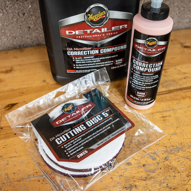 Meguiar's DMC5 DA 5" Microfiber Cutting Disc, 2 Pack - NewNest Australia