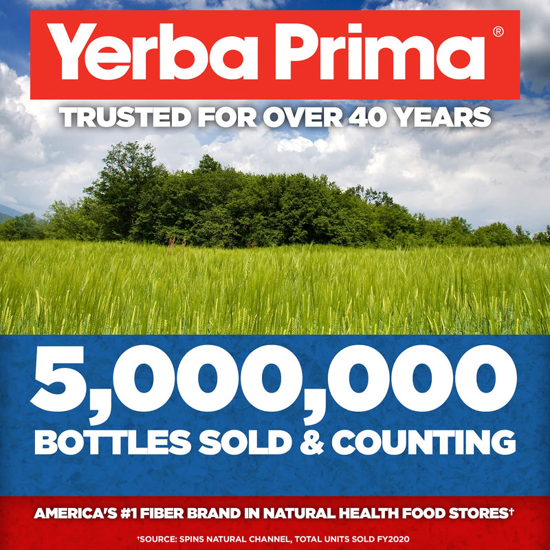 Yerba Prima Psyllium Husks Veg Caps, 400 Capsules (625mg) - Vegan, Non-GMO, Gluten Free, Colon Cleanser, Daily Fiber Supplement for Gut Health & Regularity - NewNest Australia