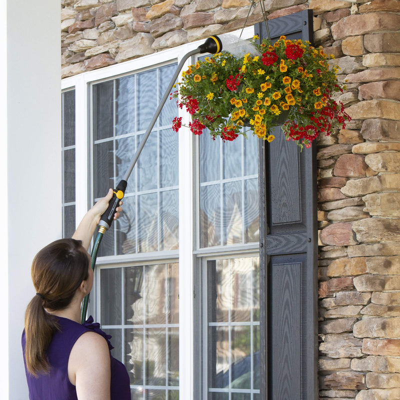 Melnor 65146AMZ RelaxGrip Shower Head Watering QuickConnects 33" Wand, Black/Yellow - NewNest Australia