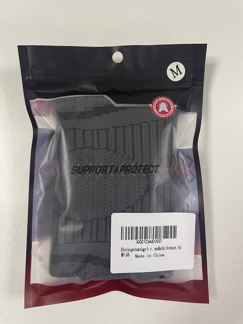 Elbow Support For Men And Women, 1 Piece, Compression Elbow Bandage, Adjustable Elbow Support For Left And Right Hand, Tennis Elbow, Golf Elbow, Arthritis, Tendinitis (Black, M) - NewNest Australia