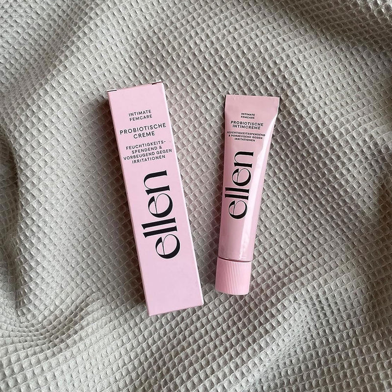 Ellen Moisturizing Probiotic Intimate Cream | Against Dry Mucous Membranes In The Intimate Area | Contains Natural Lactic Acid And Coconut Oil | Perfume Free | 15Ml - NewNest Australia