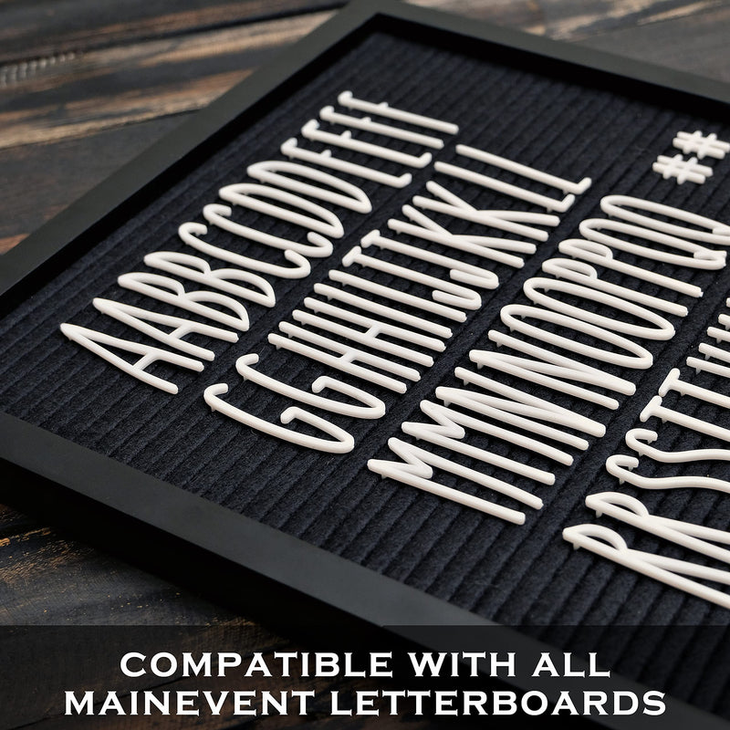 Skinny Letterboard Letters Set in Rae Dunn Inspired Font Perfect Farmhouse Decor and Accessory Changeable Felt Letter Boards Message no Board Included, 2 Inch White Letters Numbers Symbols Only Skinny White - NewNest Australia