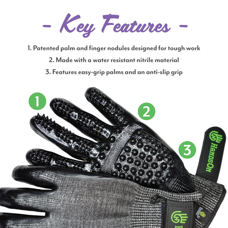 Handson Gardening Gloves - Cut Resistant Digging Claw Hand Protection Tool for Gardeners & Landscapers (Medium, Pack of 1 Pair) Medium - NewNest Australia