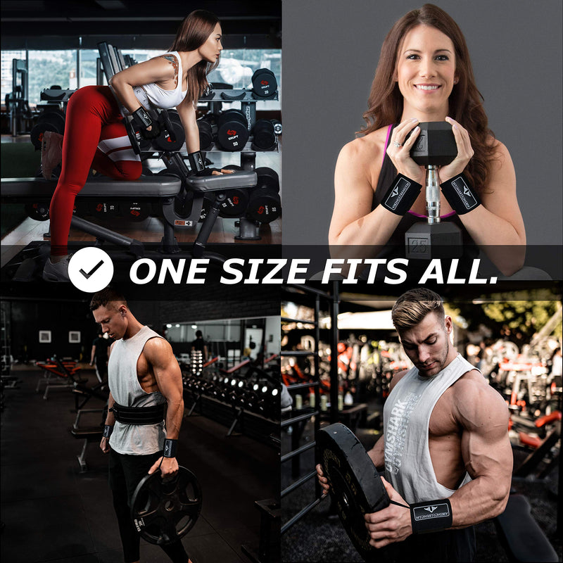 Vikingstrength Wrist Brace Support for Weight lifting, Crossfit, Bodybuilding and Fitness. Premium Quality Wrist Wraps for Pain relief and Recovery. Wrist Strap + V-Strength Workout App - NewNest Australia