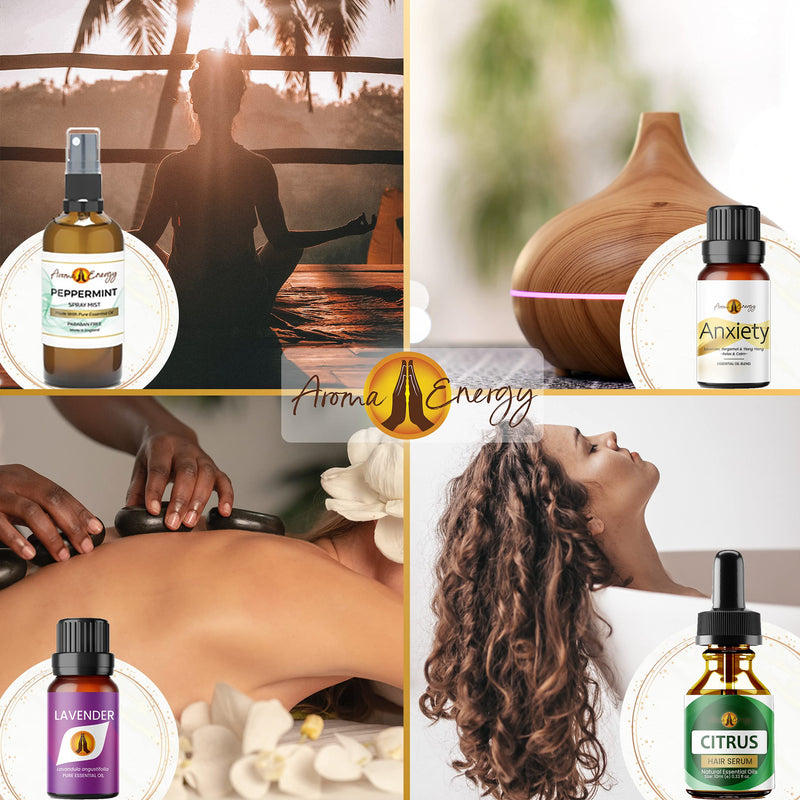 Anxiety Bracelet for Women | Lava Stone Aromatherapy Bracelet | 10ml Anxiety Essential Oil | Relaxation Aromatherapy Gift for her | Gift Box - NewNest Australia
