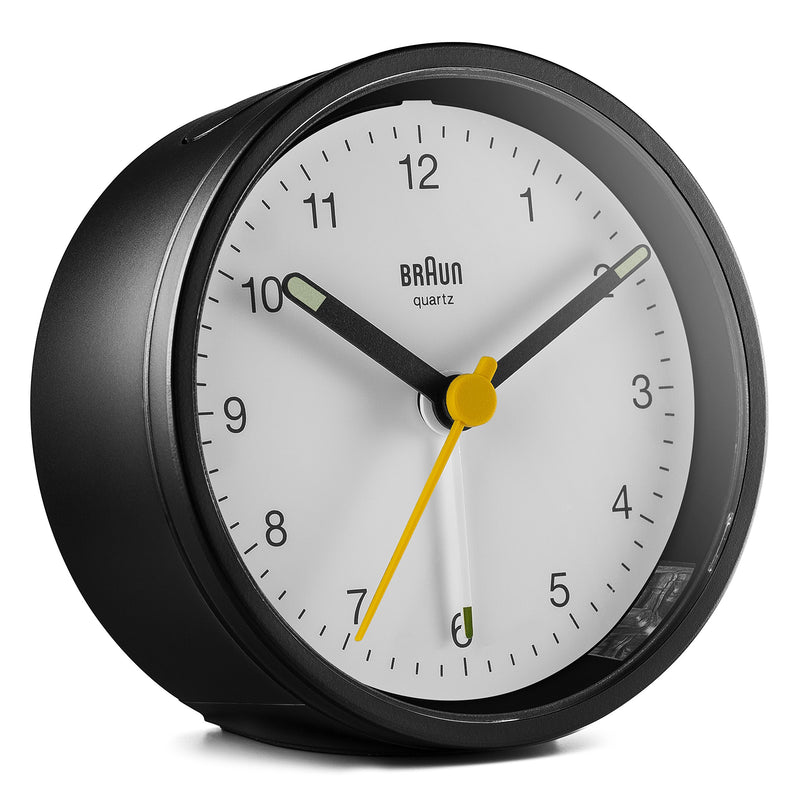 NewNest Australia - Braun Classic Analogue Alarm Clock - BC12BW 