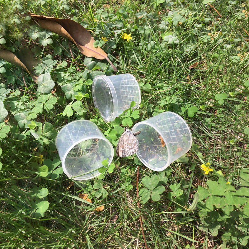 Coopay 16 Pieces Bug Viewer Critter Insect Cage Magnifying Insect Box Bug Magnifier Container Bug Catcher Cage, Science Nature Exploration Tools - NewNest Australia