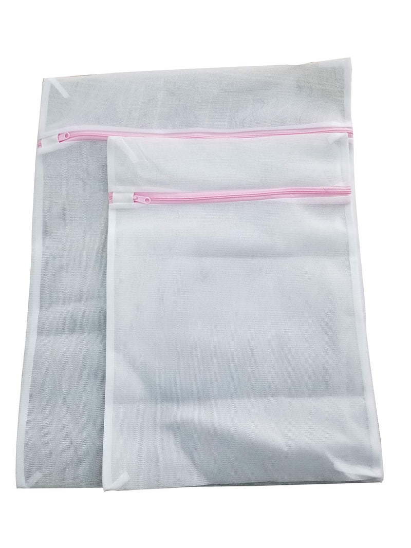 NewNest Australia - Fzzplcs FM5 LE1 Mesh Laundry Bags with Zipper, Hole Netting Lingerie Bags for Socks, Baby Clothing, Bed Sheets, Sweater, Stocking, Delicates 