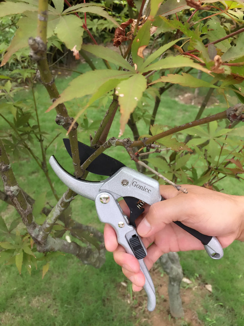 gonicc 8" Professional SK-5 Steel Blade Sharp Anvil Pruning Shears (GPPS-1001),Less Effort. - NewNest Australia