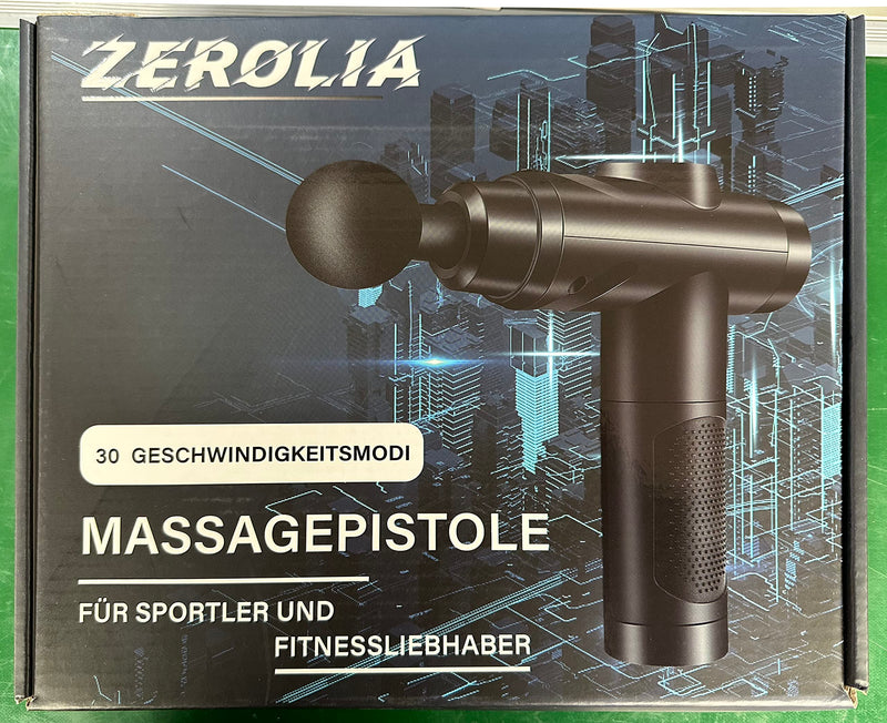Massage Gun, Muscle Percussion Massager With 30 Speeds, Quiet Hand Massager, Massage Gun With Lcd Touch Screen, 10 Heads, Massage Gun For Shoulder, Body, Back, Relaxation (1) - NewNest Australia