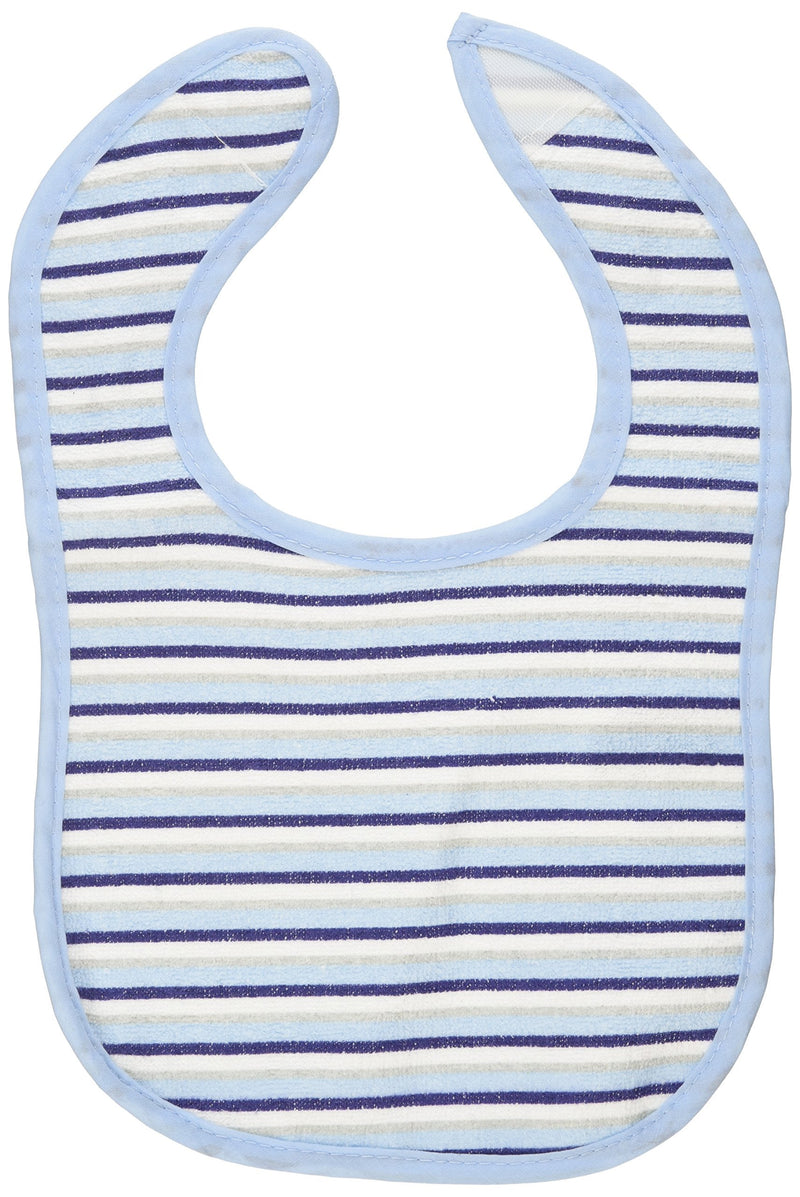 Luvable Friends Unisex Baby Cotton Terry Drooler Bibs with PEVA Back, Airplane, One Size - NewNest Australia