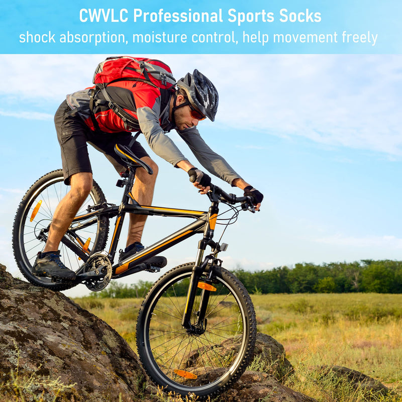 CWVLC Unisex Cushioned Compression Athletic Ankle Socks Multipack Large 3-pairs Charcoal - NewNest Australia