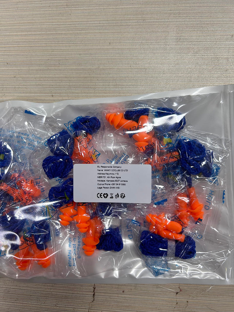Silicone Ear Plugs With Cord, Soft Reusable Silicone Ear Plugs, Ear Plugs For Swimming, Earplugs For Sleeping, Noise Reducing Earplugs For Work, Study, Loud Places - NewNest Australia