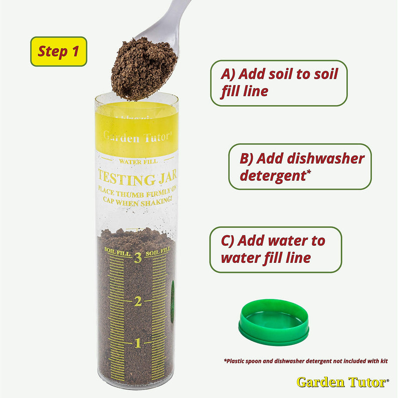 Garden Tutor Soil Texture Testing Jar Kit - NewNest Australia