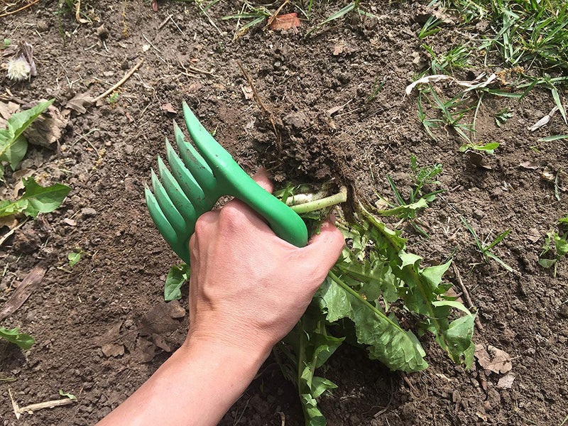 Bear Paws Cultivator Claw - Ergonomic Gardening Tools - Hand Held Garden Tool - Hand Rake - Strong Nylon Weeder - Manual Weeding, Aerating, Cultivating Green - NewNest Australia