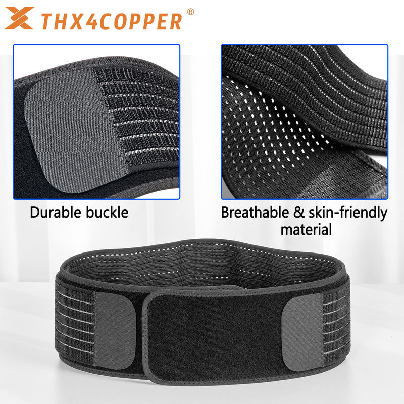 Thx4COPPER Elastic Mesh SI Hip Belt, Compression Lower Back Support Brace, Anti-Slip Sacroiliac Joint Brace for Men/Women, Pain Relief for Sciatica, Pelvis, Lumbar, Nerve, Leg, Sacral, Sacrum Breathable mesh ultra-thin fabric XL - NewNest Australia