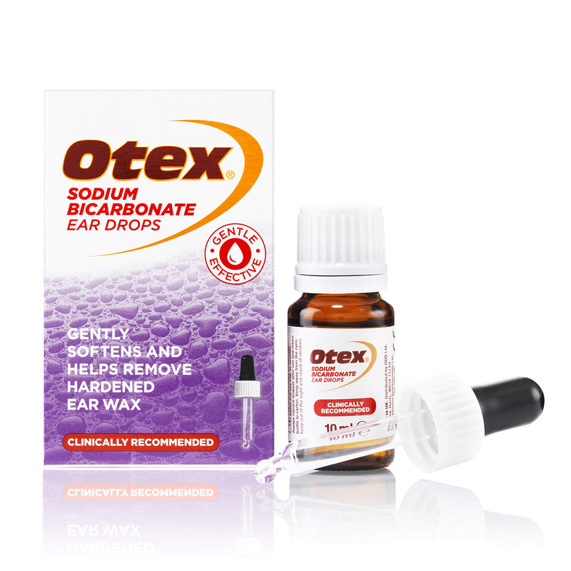 Otex Olive Oil Ear Drops For Natural, Gentle Removal of Excessive & Sodium Bicarbonate Ear Drops for Effective, Gentle Removal of Excessive, Hardened Ear Wax. Bottle + Bicarbonate Ear Drops - NewNest Australia