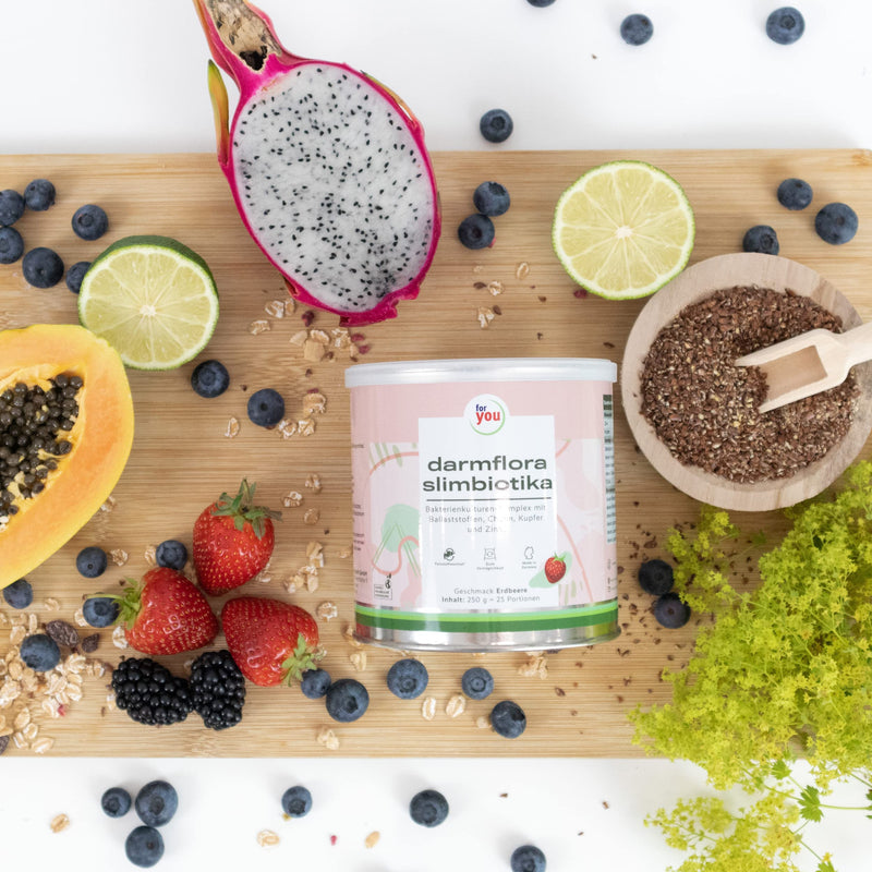 Intestinal Flora Slimbiotika 250G | Bacterial Culture Complex With Lactobacilli And Bifidobacteria, Fiber, Choline, Copper And Zinc. With Stevia. | With The Figure-Friendly 3-6-9-12 Formula - NewNest Australia