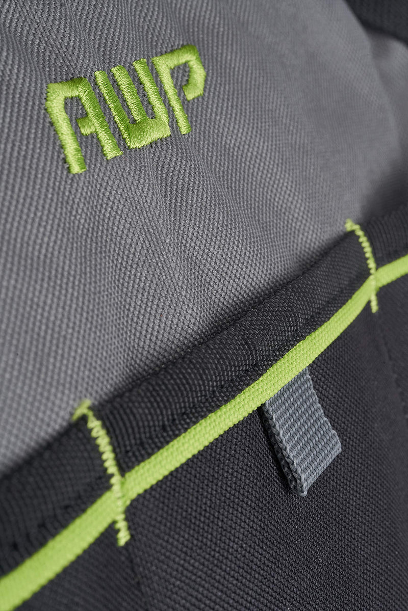 AWP 13-in Zippered Wide Opening Tool Bag | Exterior Pockets For Tool Organization , Black 13 Inch - NewNest Australia