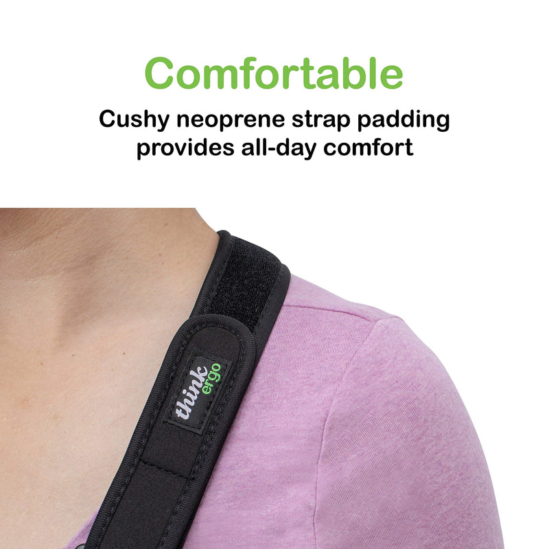 Think Ergo Arm Sling Sport - Lightweight, Breathable, Ergonomically Designed Medical Sling for Broken & Fractured Bones - Adjustable Arm, Shoulder & Rotator Cuff Support (Small/Youth) Small/Youth - NewNest Australia