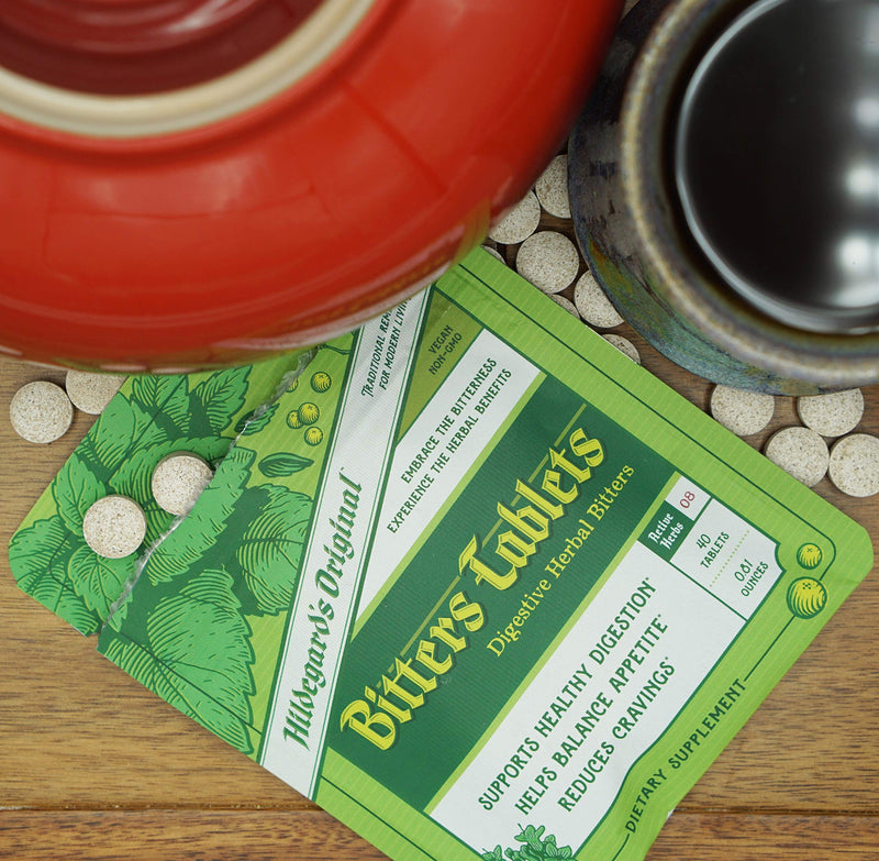 Hildegard's Original Bitters Tablets: Ancient Herbal Remedy for Fasting Support, Kidney Liver Cleanse Detox & Repair, Heartburn, & Digestion Supplements - NewNest Australia