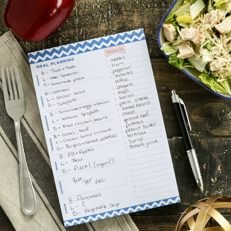 Meal Planning Pad 6"x9", 80 Sheets Per Pad - NewNest Australia