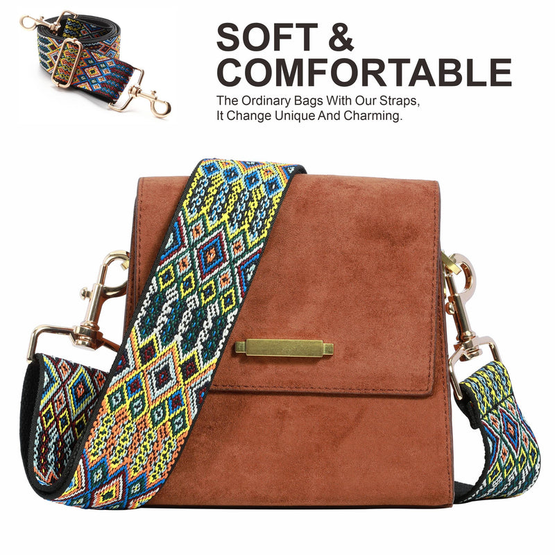 Purse Strap,2" Wide Shoulder Strap Adjustable Replacement,Multi-pattern Crossbody Canvas Bag Handbag Belts for Unisex Handbag,Crossbody Bags,Shoulder Bags Bohemia - NewNest Australia