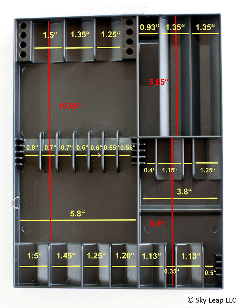 Tool Sorter Screwdriver Organizer Black - NewNest Australia