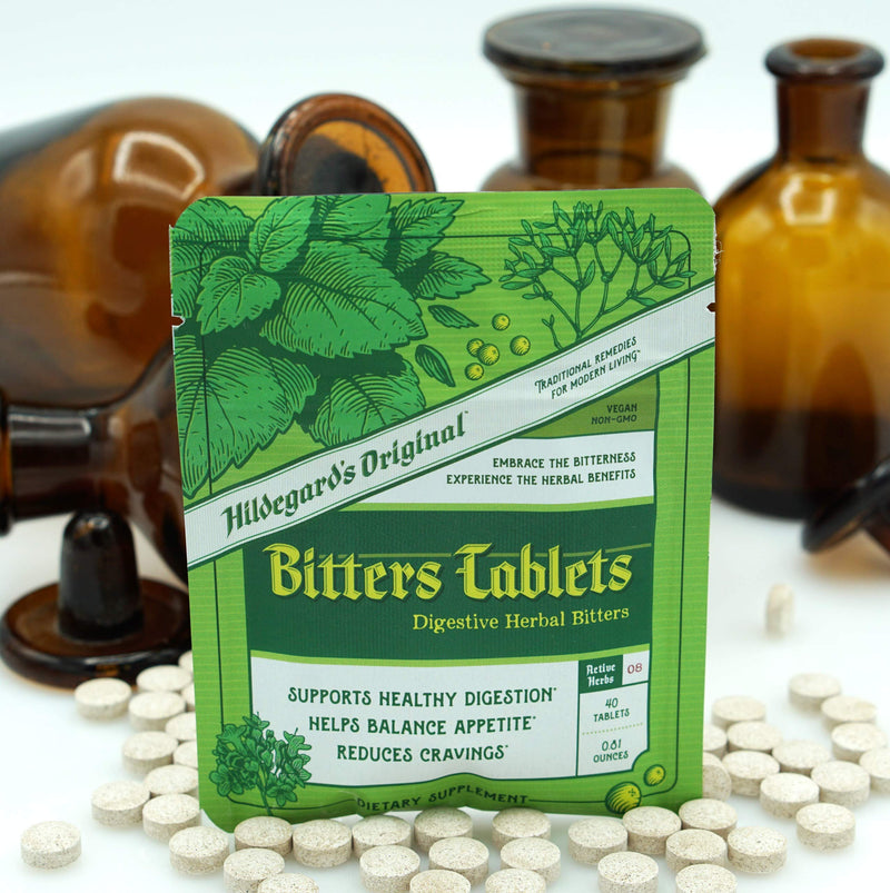 Hildegard's Original Bitters Tablets: Ancient Herbal Remedy for Fasting Support, Kidney Liver Cleanse Detox & Repair, Heartburn, & Digestion Supplements - NewNest Australia