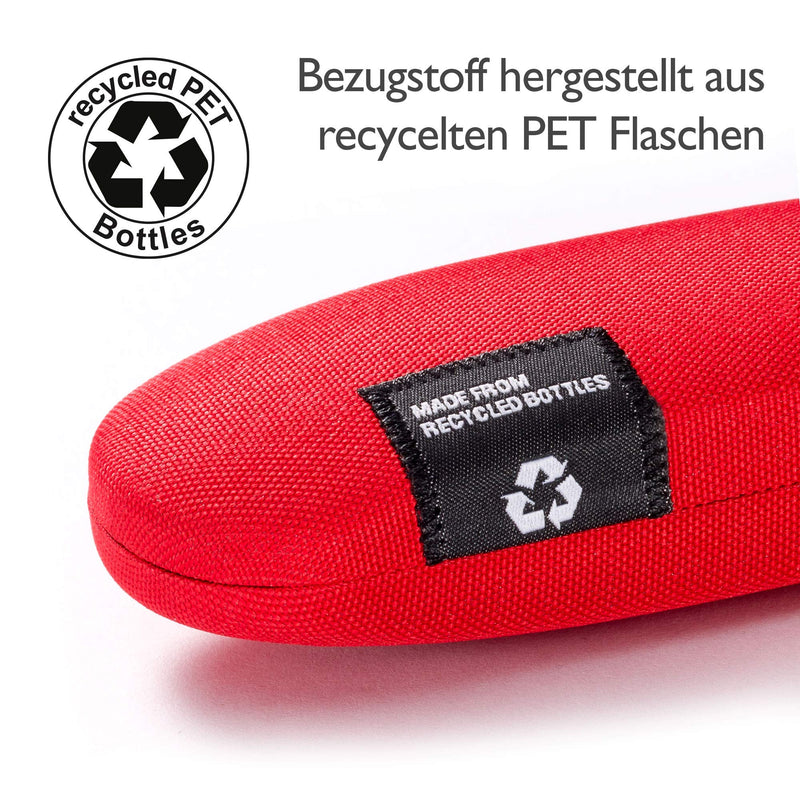 FEFI - Hardcase glasses case with fabric cover made from recycled PET bottles gray - NewNest Australia