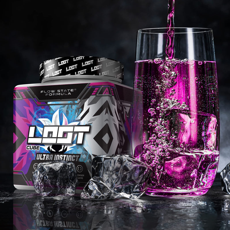 LOOT® - Premium Energy Drink Powder with Flow-State® Formula| 50 Servings (400g) with Caffeine | 20 Ingredients | Unique Design | Concentration and Energy Formula| Ultra Instinct Bundle Pack - NewNest Australia