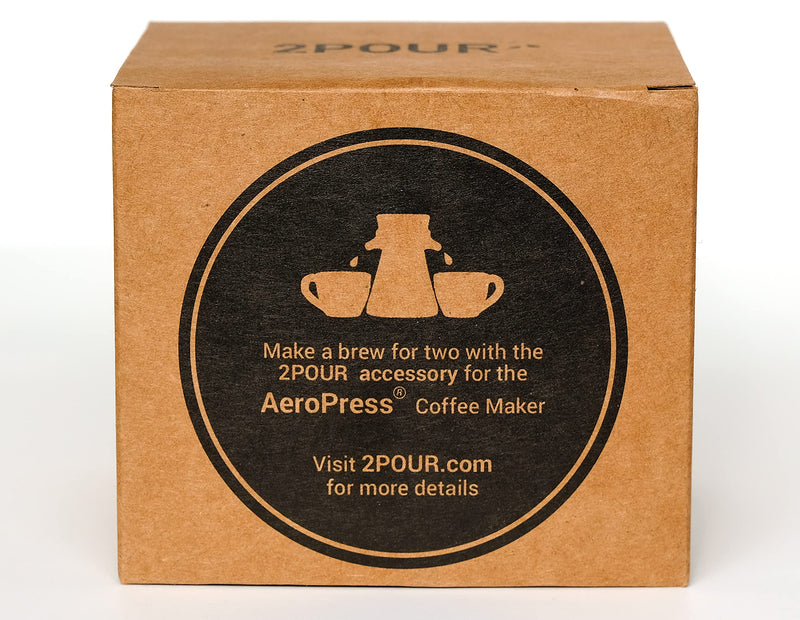 350x (1 Box) Reusable Replacement Paper Filters for Use with The Aeropress® Coffee Maker/Aeropress® Go - Vegan Non Bleached Natural - 2POUR® - NewNest Australia